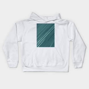 Acrylic brush strokes - grayish green Kids Hoodie